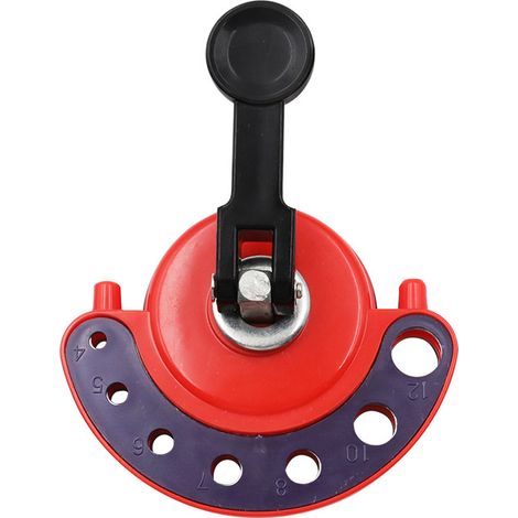 Herramienta de posicionamiento con ventosa para pequeños agujeros en vidrio, con broca de 4-12 mm y tamaño ajustable (venta al por mayor). (1/5)