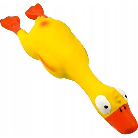 Poulet en caoutchouc couineur géant pour chiens et chiots, 22 cm (1/5)