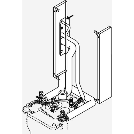 Anschlussgruppe WHI con-heat+aqua-l 5 WTC-GB15/25K-P80/115+K-I,Anschluss links - 48300001652 von Weishaupt
