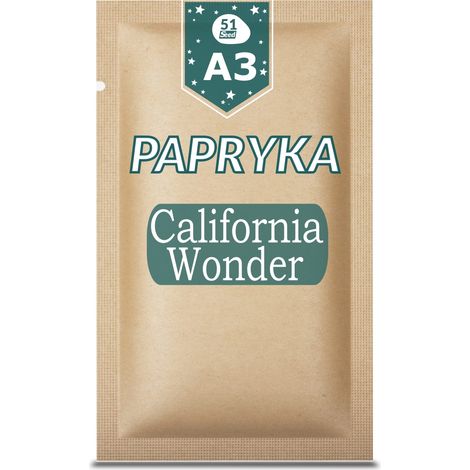 51 semi A03 CALIFORNIA WONDER PEPPER 0,5 g