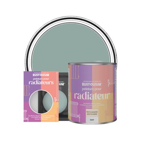 Peinture pour Radiateur, Finition Mate - Bleu Gris (1/2)