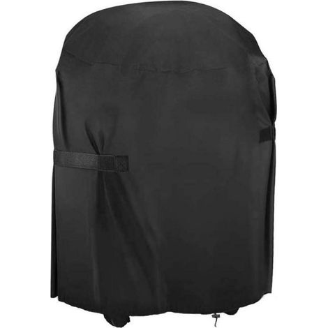 Grill Abdeckhaube 210D Oxford Fabric Runde Outdoor Grillabdeckung 77x90cm (1/5)