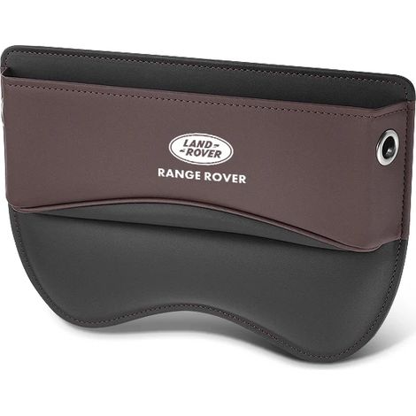 Boîte de rangement en cuir pour siège auto (pour marron) compatible Range Rover Discover 3/4 Executive Evoque Defender Freelander 2018 (1/5)