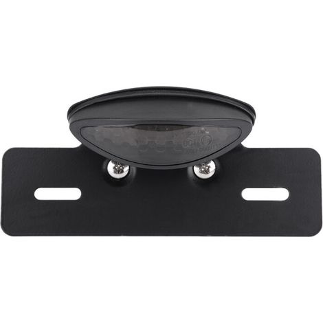 Luz trasera LED para motocicleta, luz de freno, luz de parada, luz de matrícula para Cafe Racer, ahumada