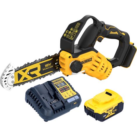 Sega per potatura a batteria DeWalt DCMPS 520 P1 18 V 20 cm senza spazzole + 1x batteria 5,0 Ah + caricabatterie