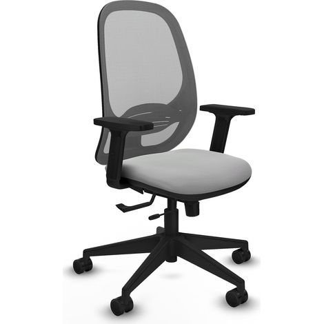 Ergonomischer Stuhl piqueras y crespo Cilanco hellgrau Kunstleder