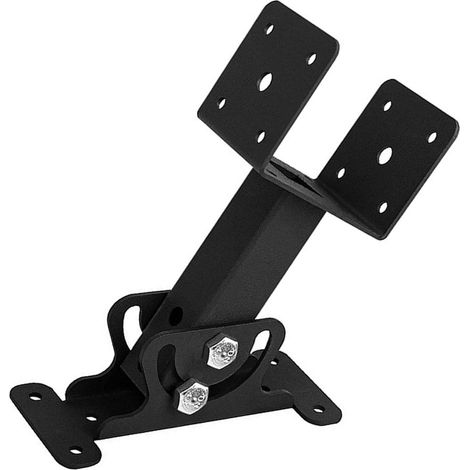 Kit de supports de rehausse de toit pour pergola en acier au carbone, réglable, compatible avec les poutres en bois 4x4 et 4x6 (1/5)