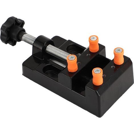 Mini-Tischschraubstock aus Aluminiumlegierung mit paralleler Öffnung für Uhrenreparaturen (1/5)