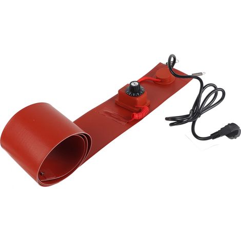 Chauffe-tambour, 30-150℃ 125mm X 1740mm Chauffe-tambour en Métal pour l'isolation (13) (1/5)