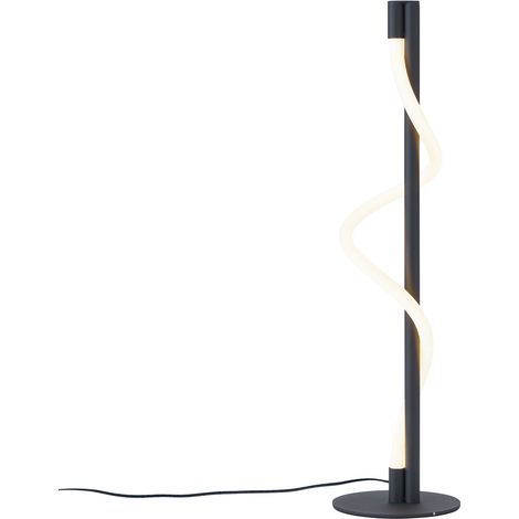 QAZQA Moderne Tischleuchte schwarz inkl. LED 3-Stufen-Dimmbar -