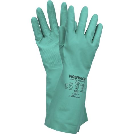 Gant Nitrile Résistant à l'Huile Taille L 9" (Paire)