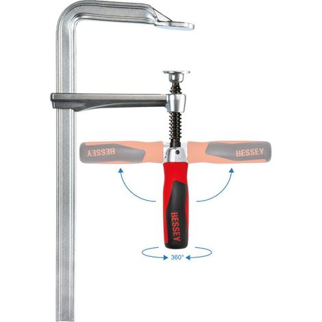 BESSEY Ganzstahl-Schraubzwinge GZ-KG, 600x120mm (1/5)
