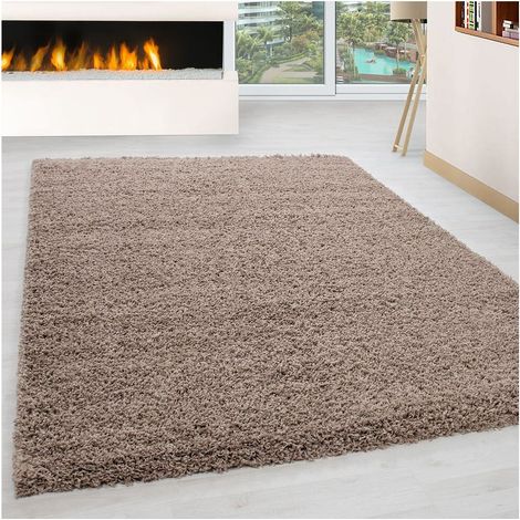 Tapis uni shaggy rectangle Aimee Beige 300x400 (1/5)