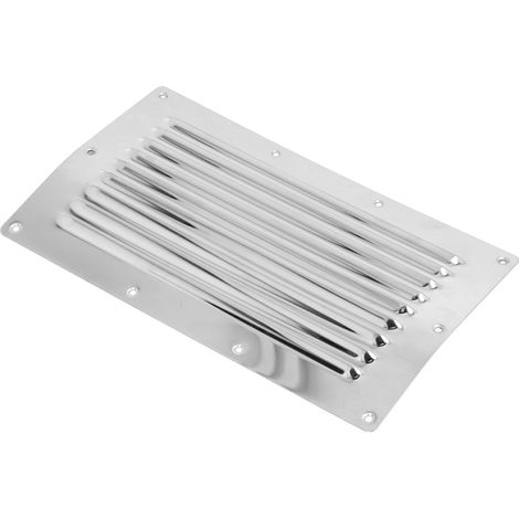 250x150mm Edelstahl-Lüftungsgitter, Marine-Lüftungsöffnung für Boote, Yachten, Wohnwagen, Wohnmobile, robuste Lüftungsabdeckung. (1/5)