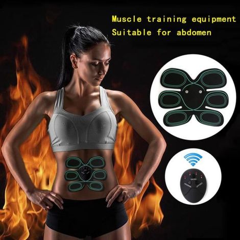 Électrique Fitness abdominal muscle stimulateur Exercis formation Dispositif de perte de poids autocollants corps minceur