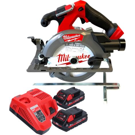 Milwaukee M18 FCS552-302 Akku Handkreissäge 18 V 165 mm Brushless + 2x Akku 3,0 Ah + Ladegerät (1/5)