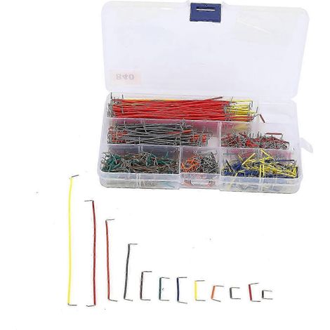 840-teiliges lötfreies, flexibles Jumperkabel-Set für Steckplatinen, Dupont-Jumperkabel, Elektronikbauteil-Set, erweiterbare Stifte, Rapid Prototyping (1/5)