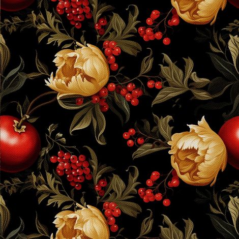 Tela decorativa para exteriores Oxford - Motivo frutal  DX6542 (1/5)
