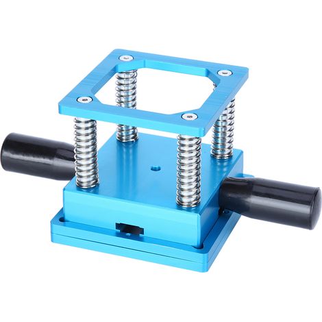 Station de reballing légère, kit universel de retravail des balles, table de reballing en métal bleu avec poignée (1/5)