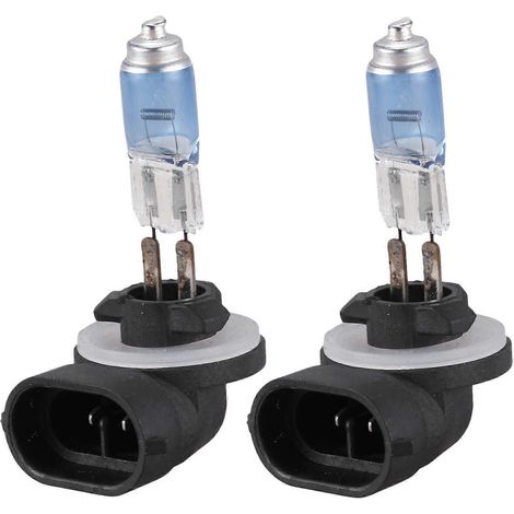 Lot de 2 ampoules halogènes antibrouillard super blanches 881 100W DC 12V pour voiture (1/5)