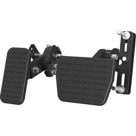 Extenseur de pédale pour hauteurs courtes, extension pédale - Embrayage de voiture en alliage en aluminium Extender pédale, longueur et angle réglable, extension de pédale de conducteur court, pédale (1/5)