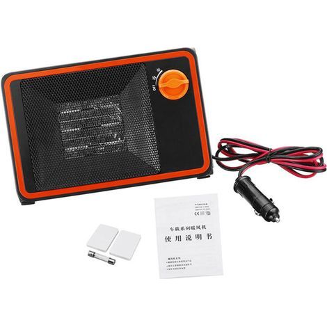 Autoheizung, Steckdosen-Kühlbox mit Zigarettenanzünderbuchse, LKW-Heizung und Klimaanlage, 24V - 350W Windschutzscheibenenteiser (1/5)