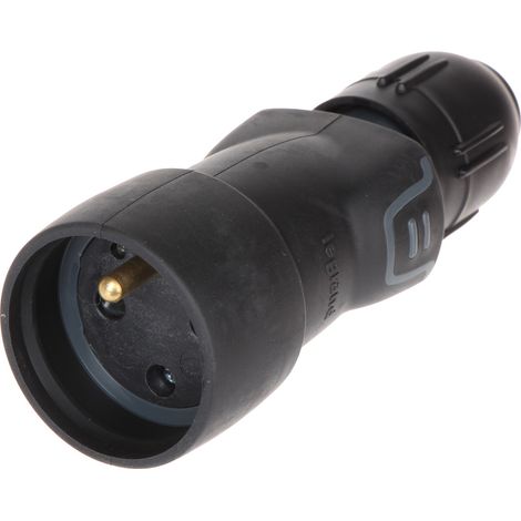 Legrand Enchufe estanco negro con indicador LED (1/5)