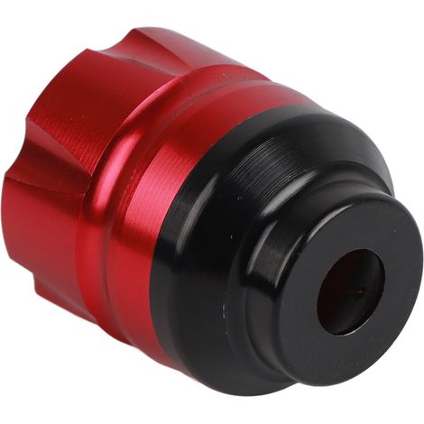 CNC-gefräster Vorderradgabelschutz aus Aluminiumlegierung und Edelstahl, elegant und universell, für Motorräder, rot. (1/5)