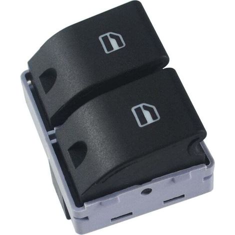 Electrique Bouton Fenetre 6Q0959858 Interrupteur Commande Leve Vitre pour Polo 9N Ibiza Cordoba, Non original (1/4)