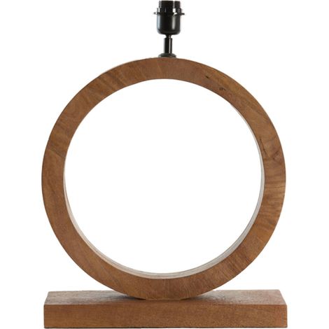 Light & Living - lampada da tavolo - Tinar - marrone - legno - (1/3)