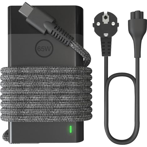 Chargeur Ordinateur USB C 65W pour HP Spectre X360 EliteBook Envy X360 ProBook Pavilion Chrombook Omnibook Zbook Elite x2 Split x2 Type C PC Adaptateur Recharge Rapide (1/5)