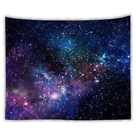 Tapisserie murale psychédélique Constellation Galaxie Univers, tenture murale, linge de lit, tapisserie ciel étoilé, couverture de plage, tapis de pique-nique 150x130cmA