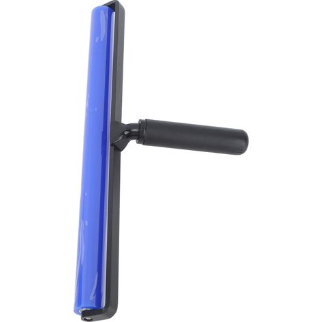 Rouleau antistatique pour dépoussiérer, rouleau de nettoyage en silicone bleu ultra-adhésif et souple avec manche noir, 40 cm (16 pouces). (1/5)