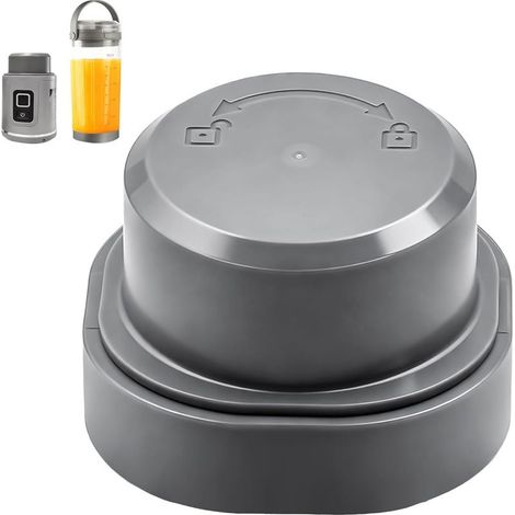 Joint et couvercle silicone pour Ninja Blast BC100/BC151, gris, étanches, compatibles lave-vaisselle. Qualité alimentaire, remplacement parfait pour blender portable. (1/5)