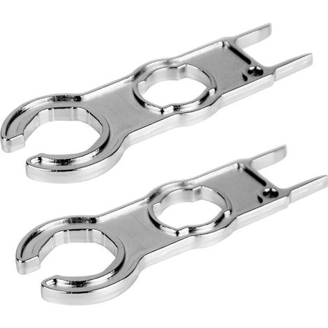 2 pièces Connecteur de Panneau Fonctionne MC4, Clé à Déconnecter en Métal, de Sertissage pour Câble de Panneau Fil de Système PV et Connecteur, en Aluminium, Outil de Montage Enfichable (1/5)