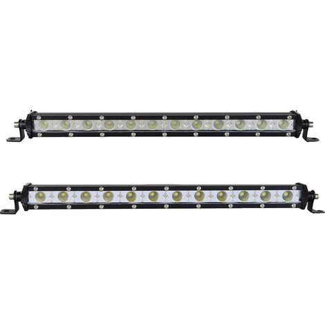 Barre lumineuse, boîtier en aluminium durable, compatibilité polyvalente, 13in Inondation 2pcs (1/2)
