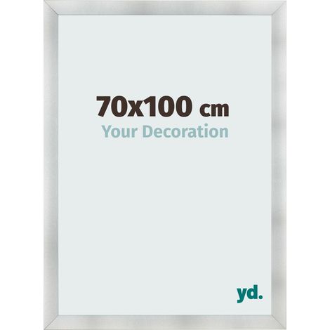 yd. - Cadre photo 70x100 - Aluminium Brosse - MDF - Pisa (1/5)