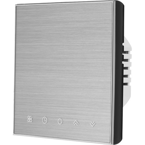 Thermostat intelligent WiFi BTH-3000L-GCLW pour chaudière à eau/gaz : contrôleur de température numérique, grand écran LCD, boutons tactiles, commande vocale, compatible avec Amazon Echo/Home/Tmall Ge (1/2)