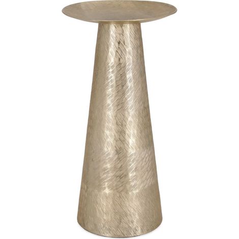 Porta candela "Clamp" oro decorativo natalizio di metallo -Alto (1/4)