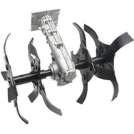 Accessory hoes for brushcutter to burst tiller (4 groups hoes) (1/3)