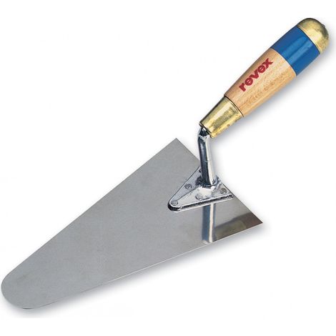 Attrezzo da muratore Revex round stainless steel trowel lama acciaio 20 cm