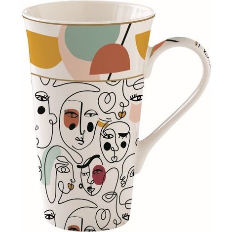 Großes Becher-Set 60 cl Modernism - Coffee Mania - Easy Life