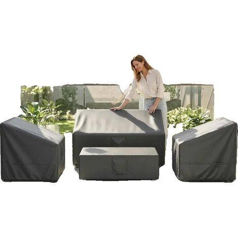 Gartenmöbelabdeckungen, Wasserdichte Schutz, Einfache Montage, T1005-01-10160 (1/2)