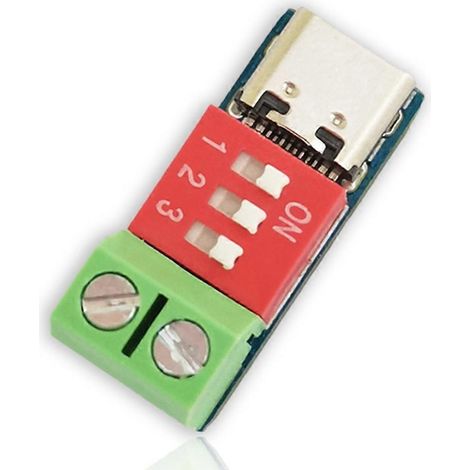 Carte de leurre Quick Charge QC PD PDSink 5-20V Modules de leurre PD Prises USB Type-C Connecteur de charge Réglage du code à composer (1/5)