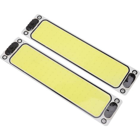 Lot de 2 Plafonnier LED 32W 600lm 6000K Blanc Froid pour Voiture, Lampe d'Habitacle 108COBs IP54 avec Interrupteur, Éclairage Intérieur Auto 12-24V (1/5)