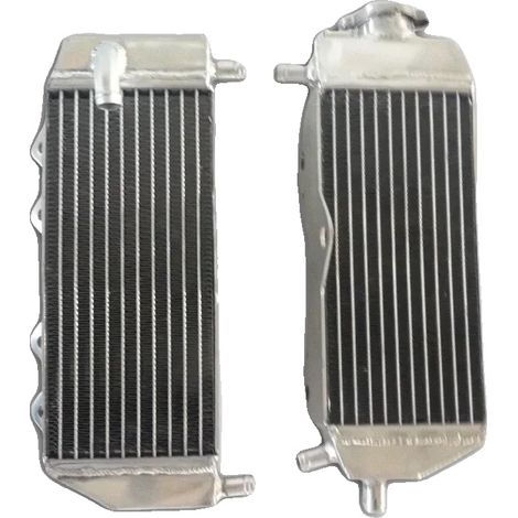 Radiador de aluminio, aleación de aluminio, compatible con Yamaha, montaje izquierdo y derecho, construcción soldada con TIG. (1/4)