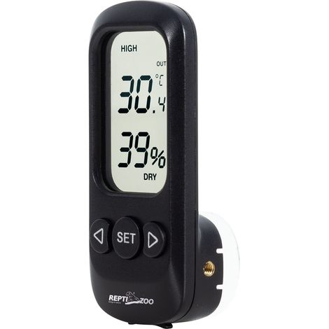 Termometro e igrometro digitale LCD con allarme PER terrario impermeabile (1/5)