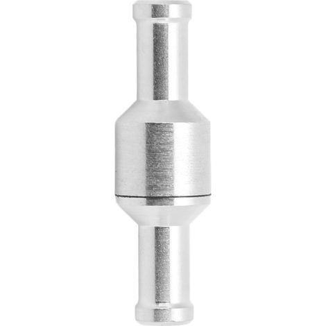 Clapet Anti-retour Unidirectionnel pour Voiture, Bateau de Voiture 1 Voie Clapet Anti-retour 6 Mm/8 Mm/10 Mm/12 Mm en Alliage D'aluminium pour Essence, Biodiesel, Eau, Liquide de Refroidissement,(8mm) (1/5)