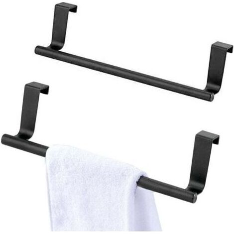 2 Porte Torchon Cuisine, Accroche Torchon, Rail de Suspension en Acier Inoxydable Pour Cuisine Et Salle de Bain, Porte Serviette Salle de Bain Sans Percage,Porte Torchon (1/4)