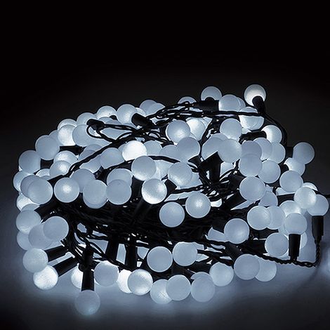 300 palline luminose bianco freddo luci led per albero di natale da esterno o interno spetacolari catena lunga 21 metri (1/3)